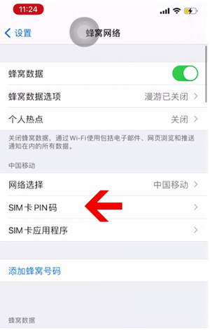 来宾苹果14维修网分享如何给iPhone14的SIM卡设置密码 